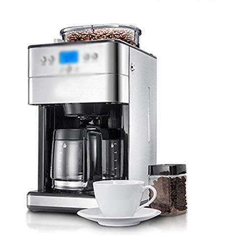 Praktisch-Amerikanische-kaffeemaschine-vollautomatische-kaffeemaschine-mhle-tropfkaffeemaschine-hause-kaffeemaschine-filter-kaffeemaschine-229mm-times274-mm-times404mm-Silber-Farbe-Silber