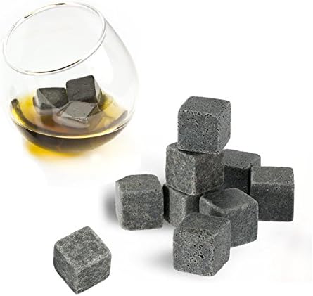 SusuTOP Set of 4 Stainless Steel Whiskey Big Ice Balls, Wine Chiller Stone With Tongs And Storage Bag