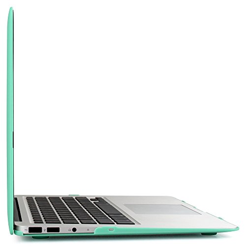 iDOO MacBook Schutzhülle / Hard Case Cover Laptop Hülle [Für MacBook Air 13 Zoll: A1369/A1466] – matt, Neon Grün - 5