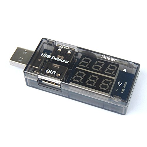 Muker® 10VA USB Multimeter Tester Strom(A) Spannung(V) 2 Output Ports - 2