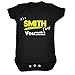 Fonfella Baby IT'S A SMITH THING YOU WOULDN'T UNDERSTAND Babygrow (18-24 Months SHORT SLEEVE - Black)