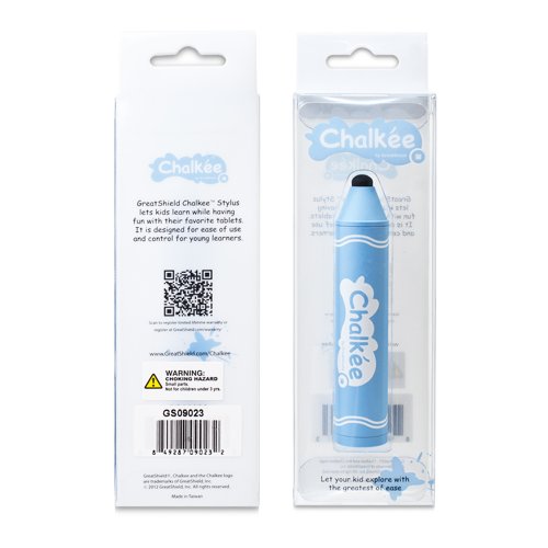 GreatShield Chalkee Series Kids Stylus Pen für Apple iPad Air / iPad Mini, Samsung Galaxy Tab, Dragon Touch 7″, Smartab, ProntoTec 7, Contixo 7″, Neutab N7 Pro, LillyPad Jr, VTech Innotab, ValuePad, Orbo Jr, Nabi 2, Kidz Delight, iRulu Y1 & andere Android Kids Tablet / Google Pixel / Pixel XL, Smartphones (Blau) - 2