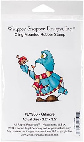 Whipper Snapper Designs LY900 Gilmore Cling Stamp, 4 by 6, Red by Whipper Snapper Designs