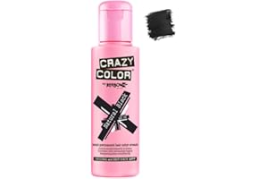 CRAZY COLOR Crazy Semi permanente per capelli, colore: nero, 100 ml, naturale