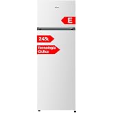 Nilson Refrigerator 2 Doors White NF165500E. Capacity 243 L, Reversible Door, Low Sound, Energy Efficiency Class E