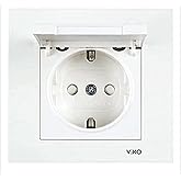 Viko Karre White Cover Ball Socket Anti-CollisionA.Opp