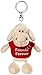 Produktbild Nici 34037 - Schlüsselanhänger Schaf T-Shirt Friends Forever, 10 cm, rot/weiß