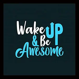 Webelkart Motivational/Inspirational Quote Photo Frame Without Glass for Wall, Office, Study Room Decoration (Synthetic, 10 x 10 Inches, Multicolour)