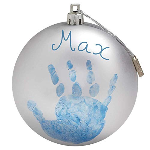 Baby Art My Christmas Ball - Bola de Navidad, color Silver