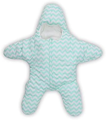 Dorapocket Baby Starfish Bunting Cotton Sleeping Bag Newborn Sacks Swaddling Blanket,Green