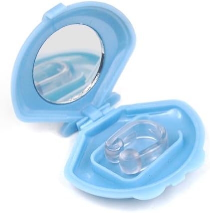 Outdoortips Anti Snore Snoring Stopper Sleeping Aids Noisy Device Nose Clip Gripper with Carry Case &amp; Mirror