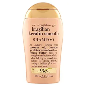 OGX Travel Ever Straightening Brazilian Keratin Smooth Shampoo, 88.7 ml