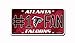 Produktbild NFL # 1 FAN Metall Auto Tag, Atlanta Falcons