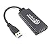 Produktbild Big-Mountain USB 3.0 zu HDMI HDTV HD Spiegelung 1080P Videokabe Adapter Kabel | für Laptop iPhone HDTV | Micro HDMI Adapter Verlängerungskabel | 71mm (Schwarz)