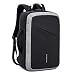 Produktbild QIAN 32L Anti-Diebstahl-Rucksack Wasserdichter Reiserucksack Business Laptop Daypack Tasche Mit USB-Ladeanschluss Für Kurztrips, Camping, Arbeit,Gray
