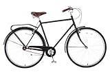 Retro Gents Roadster Town Bike Mens City Bicycle Single Speed Traditional 22