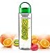 Produktbild QHGstore 700ml Frucht Infusing Wasserflasche mit Flip Lid Zitronensaft Flasche Grün