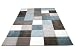 Produktbild Designer Teppich Maui Pastell Blau Beige Karo in 4 Größen