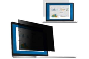 EPHY - 4 in 1 Premium Privacy Filter/Anti Blue Light/Anti Glare/Anti Bacterial Protection - Desktop Computer Screen Protector (17" inch 16:10)