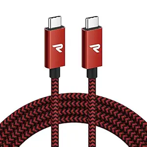 INICIO USB-C 3.2 Gen 2 To Type C 3.1 Cable 100W PD Power Delivery 20V/5A 20Gbps 4K@60Hz DP1.2 Video Compatible For MacBook iPad Pro Air Galaxy S21 S20 Ultra Note 20 XPS Spectre Envy Zenbook Monitor [ 2m / 6.6ft ]