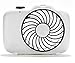Produktbild YANFEI Portable Mini Fan USB wiederaufladbare Schreibtisch Tisch Safe Mute Fan Persönliche Tragen Retro Kamera Form Fan , white