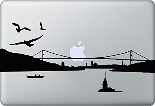Preisvergleich Produktbild Apple MacBook Air Pro Sticker Aufkleber Istanbul Decal