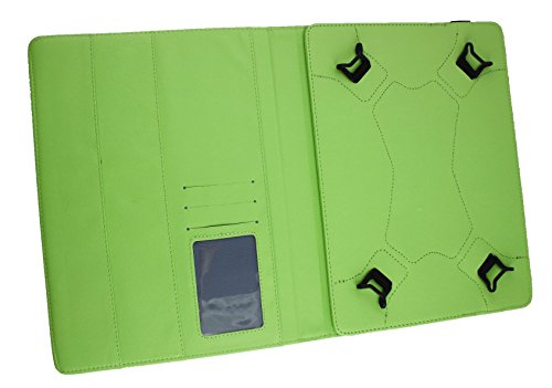 Emartbuy® Artizlee ATL-21 10.1 Zoll HD Tablet PC Universal ( 9 – 10 Zoll ) Grün Premium PU Leder Multi Angle Exekutive Folio Geldbörse Tasche Hülle Grün Innenraum mit Kartensteckplätze + Eingabestift - 3