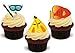 Produktbild Schnorchel Mix - 12 essbare hochwertige stehende Waffeln Karte Kuchen Toppers Dekorationen, Snorkelling Mix - 12 Edible Stand Up Premium Wafer Card Cake Toppers Decorations