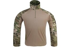 EMERSONGEAR Männer Taktik-Hemd, Gen3 Airsoft Kampfarmee Paintball Schnelltrocknender Langärmliger BDU-T-Shirt-Oberteil
