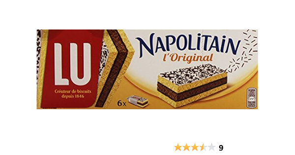 Lu 6 Napolitain L Original 180 G Lot De 6 Amazon Fr Epicerie