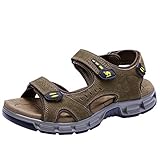 ➤Weiches & Elastisches Fußbett --Sportsandalen mit bogenförmigem Fußbett mit verdicktem Kissen, Massagepartikeln und konkaver Formgebung, die dauerhafte Elastizität, Druckentlastung und gute Passform bietet