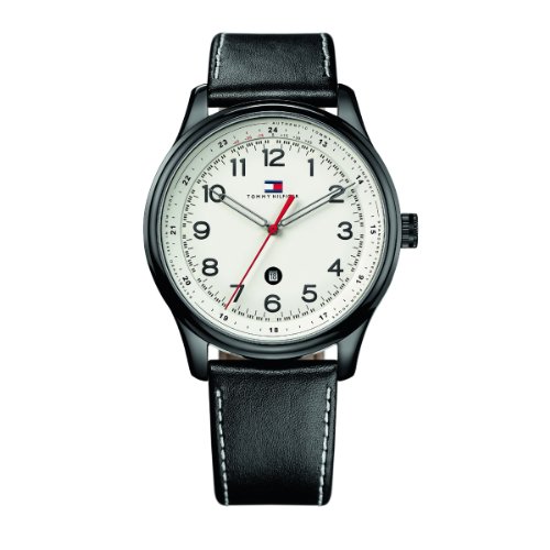 Tommy Hilfiger Watches Herren-Armbanduhr XL Analog Leder 1710309 Tommy Hilfiger Watches Herren-Armbanduhr XL Analog Leder 1710309