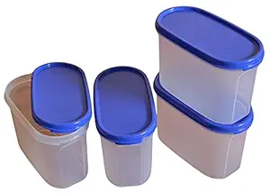 Tupperware Modular Mates Oval 2 Container Set, 1.1 litres, 4 Pieces