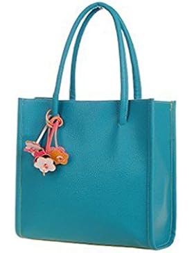 Damen Shopper Klassisch PU Leder Tragetasche, Ularmo Süß Praktisch Schultertasche