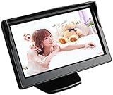 BW 5" High Resolution HD 800*480 (no 320*240) Car TFT LCD Monitor Screen with 2ch Video for Car Rearview Backup Cameras/Car DVD/VCD/GPS/other Video Equipment