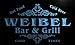 Produktbild u47819-b WEIBEL Family Name Bar & Grill Home Decor Neon Light Sign Barlicht Neonlicht Lichtwerbung