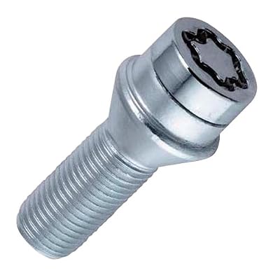 McGard Boulons Antivol SU (Standard) M14 X 1,50, Embase Conique, Longueur de la Tige 24,0 mm, Ouverture de la Clé 17 mm, Diamètre de la Clé 25,8 mm