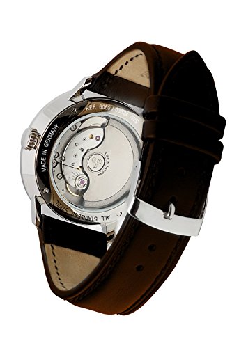 Junkers men's Automatic Watch Analogue Display and Leather Strap 60605