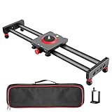 Glatte Bewegung: Die vier präzise lagerstabile Konstruktion kann reibungsloser gleiten und sie helfen dazu, um ein glattes und geräuschloses Video sowie Bild zu verursachen