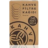 Kahve D&uuml;nyası Filtre Kahve Kağıdı No:4, 240 Adet (80'li 3 Adet)