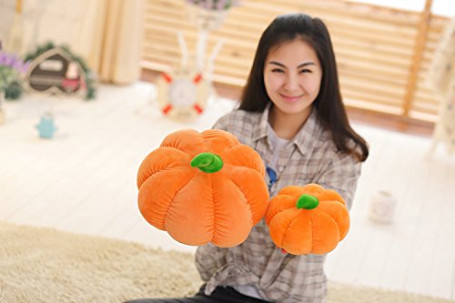 missley 3D Baumwolle Kürbis Kissen Überwurf Kissen Deko Kissen für Sofa Cute Cartoon Kürbis für Halloween Halloween Geschenk - 2