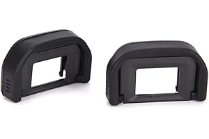 MIRWEON 2 Pack Eyecup Eyepiece Viewfinder Protective For 60D 70D 80D 5D 20D 30D 10D Cameras Replaces