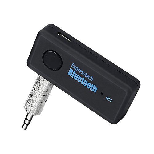 Expresstech @ Audio Empfänger Bluetooth 4.1 Receiver Tragbare Musik Streaming Empfänger Adapter Audiogeräte mit 3.5 mm Aux für Stereo KFZ Auto Kopfhörer Lautsprecher Radio TV PC Laptop Tablet MP4 Expresstech @ Audio Empfänger Bluetooth 4.1 Receiver Tragbare Musik Streaming Empfänger Adapter Audiogeräte mit 3.5 mm Aux für Stereo KFZ Auto Kopfhörer Lautsprecher Radio TV PC Laptop Tablet MP4