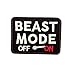 Produktbild Cobra Tactical Solutions Besticktes Patch Beast Mode Off/On mit Klettverschluss für Cosplay/Airsoft/Paintball für Taktischen Rucksack Kleidung