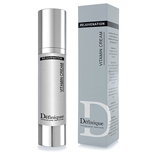 Preisvergleich Produktbild Définique Vitamin Cream, 50ml / Luxuriöse Hyaluronsäure Vitamin Creme mit reiner Hyaluronsäure, Retinol, ProVitamin A, Vitamin C, Vitamin E, ProVitamin B5 und edlen Pflegeölen. Innovative Anti-Aging, Vitamin- und Feuchtigkeitspflege für Ihre Haut