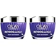 Olay Retinol24 Max Night Cream l Visibly Reduces Fine Lines in 7 Nights | Max Repair, Max Hydration l No Redness or Irritation | Fragrance Free l Normal, Oily, Dry and Combination Skin l 50g