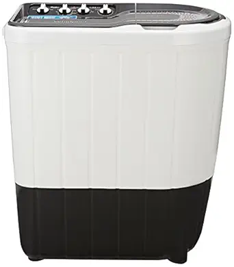 Whirlpool 6.5 kg Semi-Automatic Top Loading Washing Machine (Superb Atom 65S, Dark Grey)