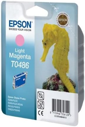 Epson T0486 Light Magenta Ink Cartridge (Seahorse) 246 x 116 x 145 mm 59 g (C13T04864010)