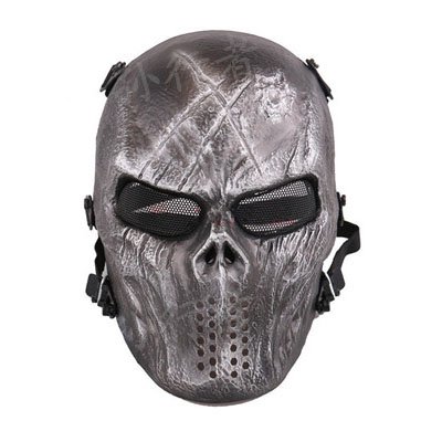 Oottati Tactique Chasse Guerre Jeu Airsoft Aérien Crâne Extérieur Masque Iron Face