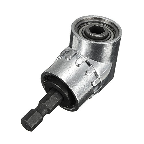 Drillpro 105 °Winkelschrauber 1/4“ Vorsatz Adapter,Hex Bohrer Schraubendreher Bit Einsatz Halter Adapter Winkelschraubendreher Winkelbohrmaschine - 5